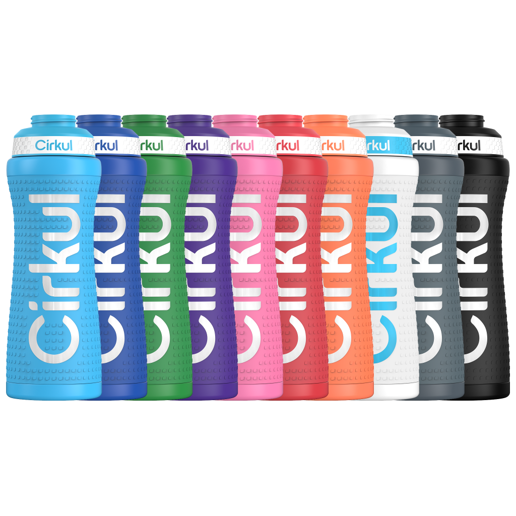 22oz. Grip Stainless Steel Bottle & Sport Lid